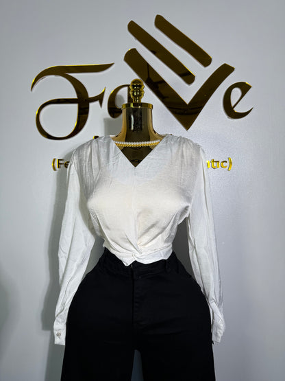 Silver Necklace Top 8970