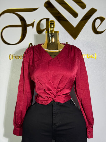 Silver Necklace Top 8970