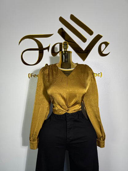 Silver Necklace Top 8970