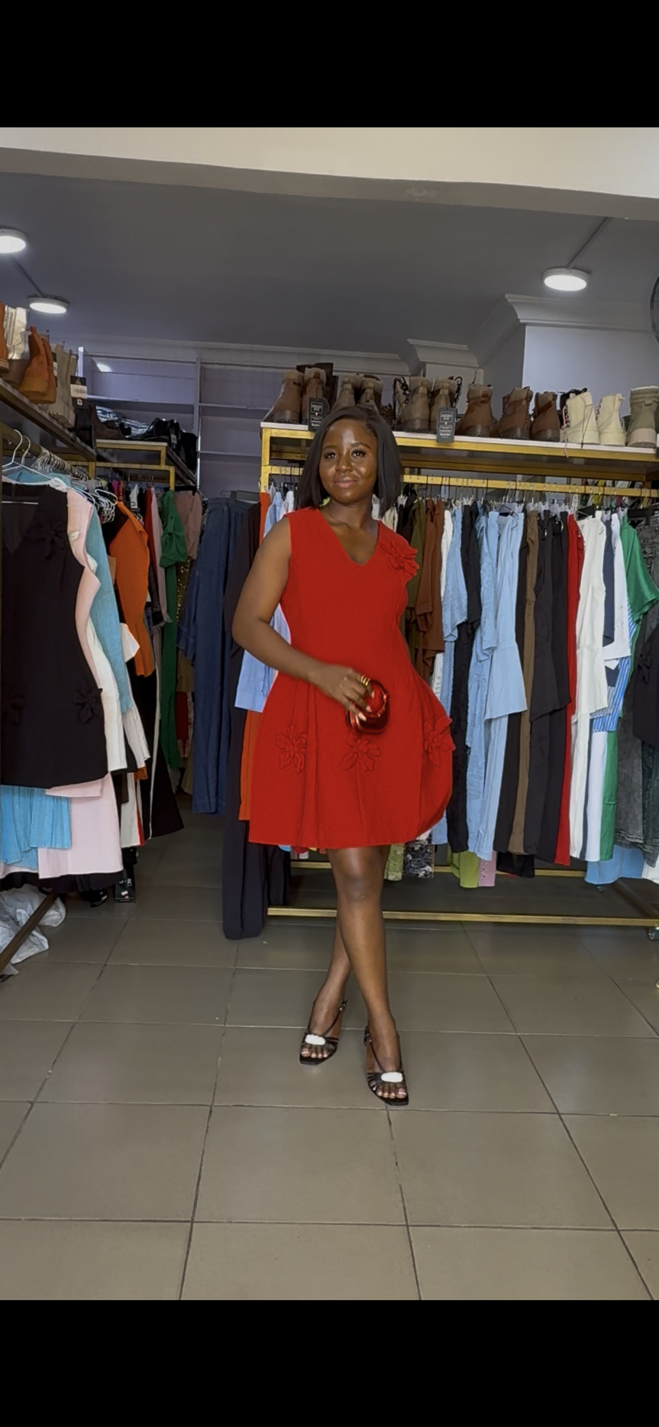 Rose Short Dress 7719