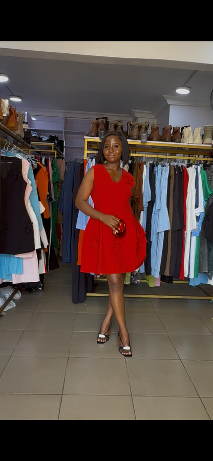 Rose Short Dress 7719