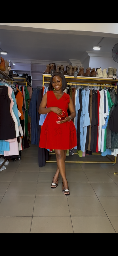 Rose Short Dress 7719