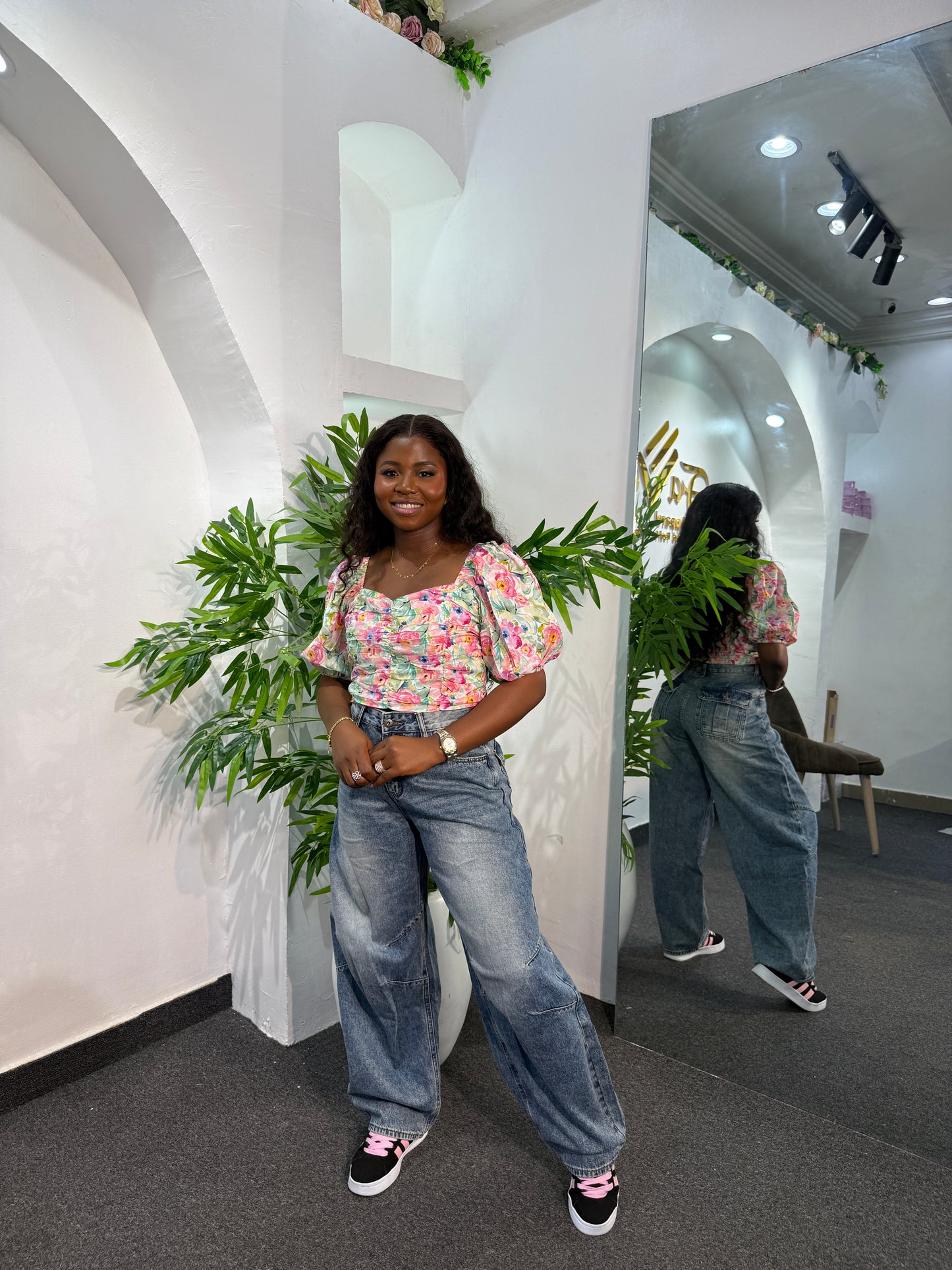 WASHED BAREL JEAN 2087