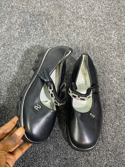 Kids Black Shoe 0238