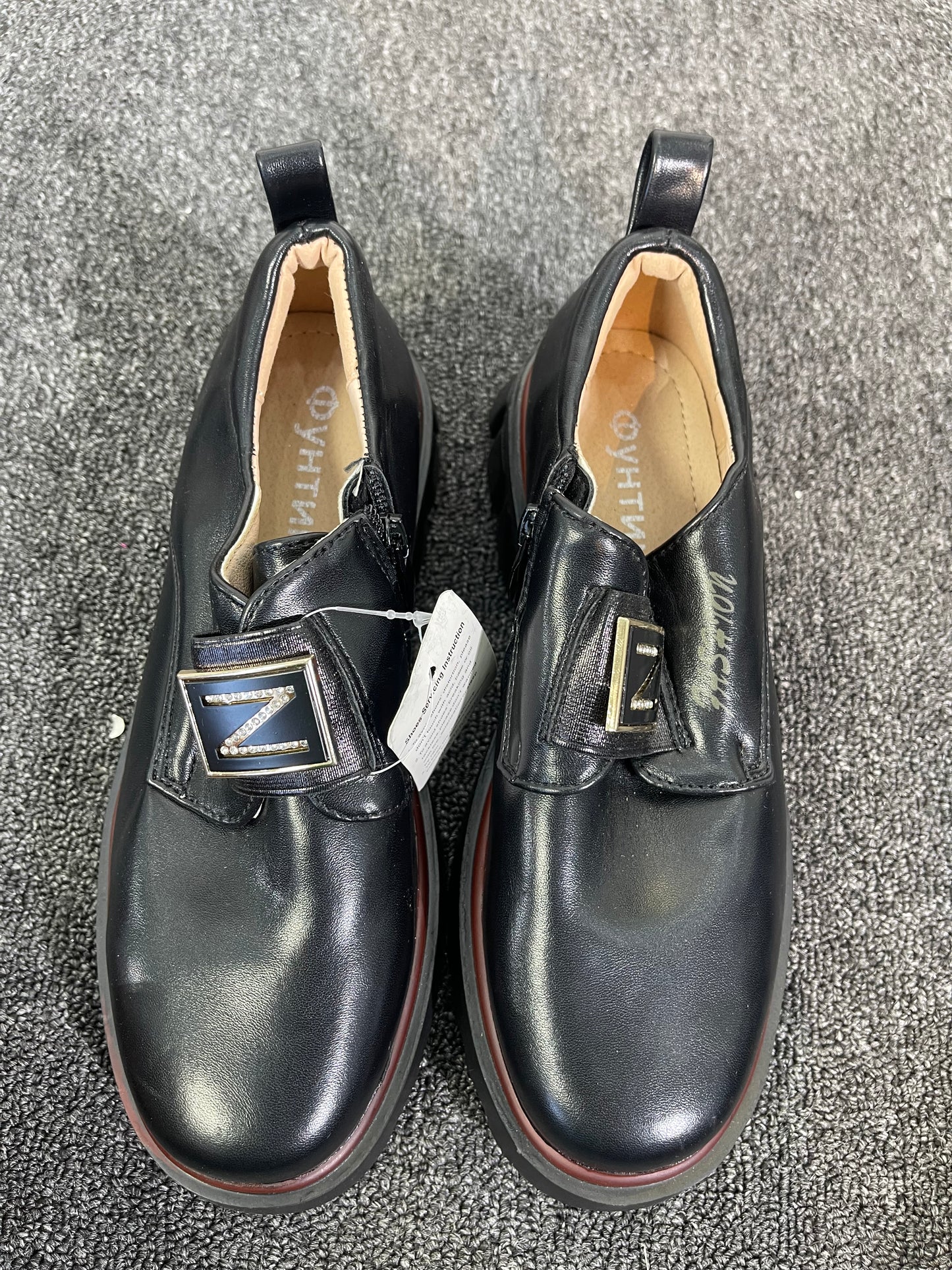 Kids Black Shoe 0238