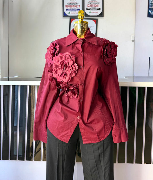 Rose Embeded Shirt 65
