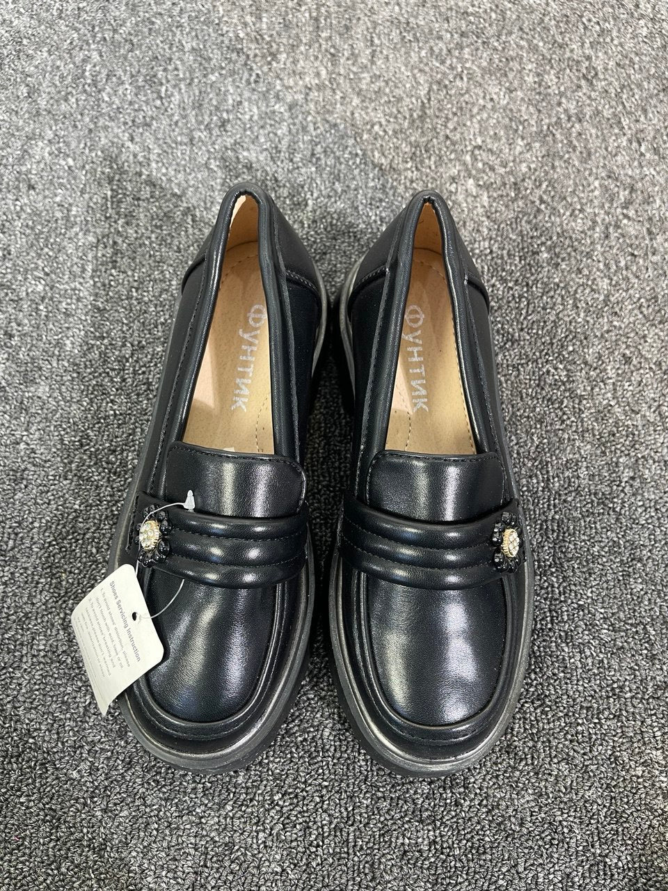 Kids Black Shoe 0238