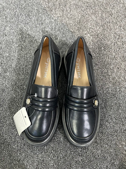 KIDS CHUNKY SCHOOL LOAFERS