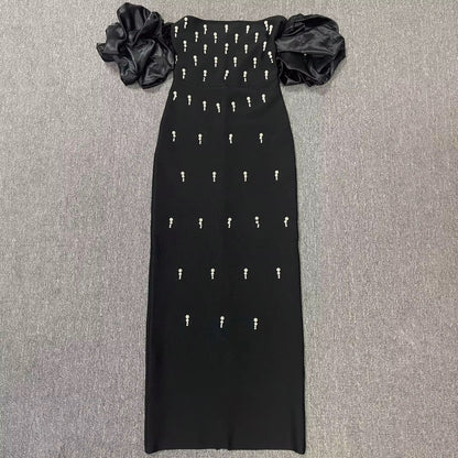 Off Bandage Dress 8000