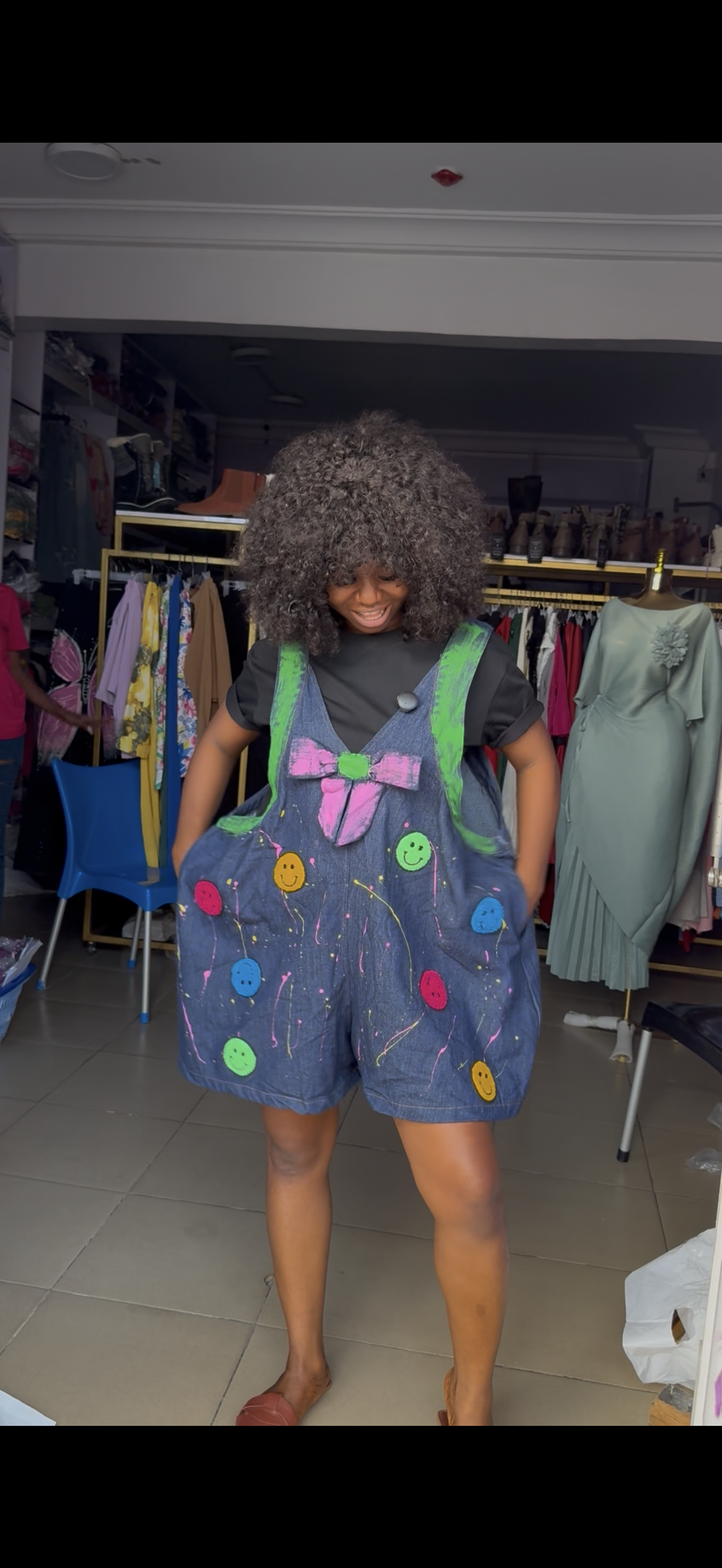 Short Jean Playsuit 5001