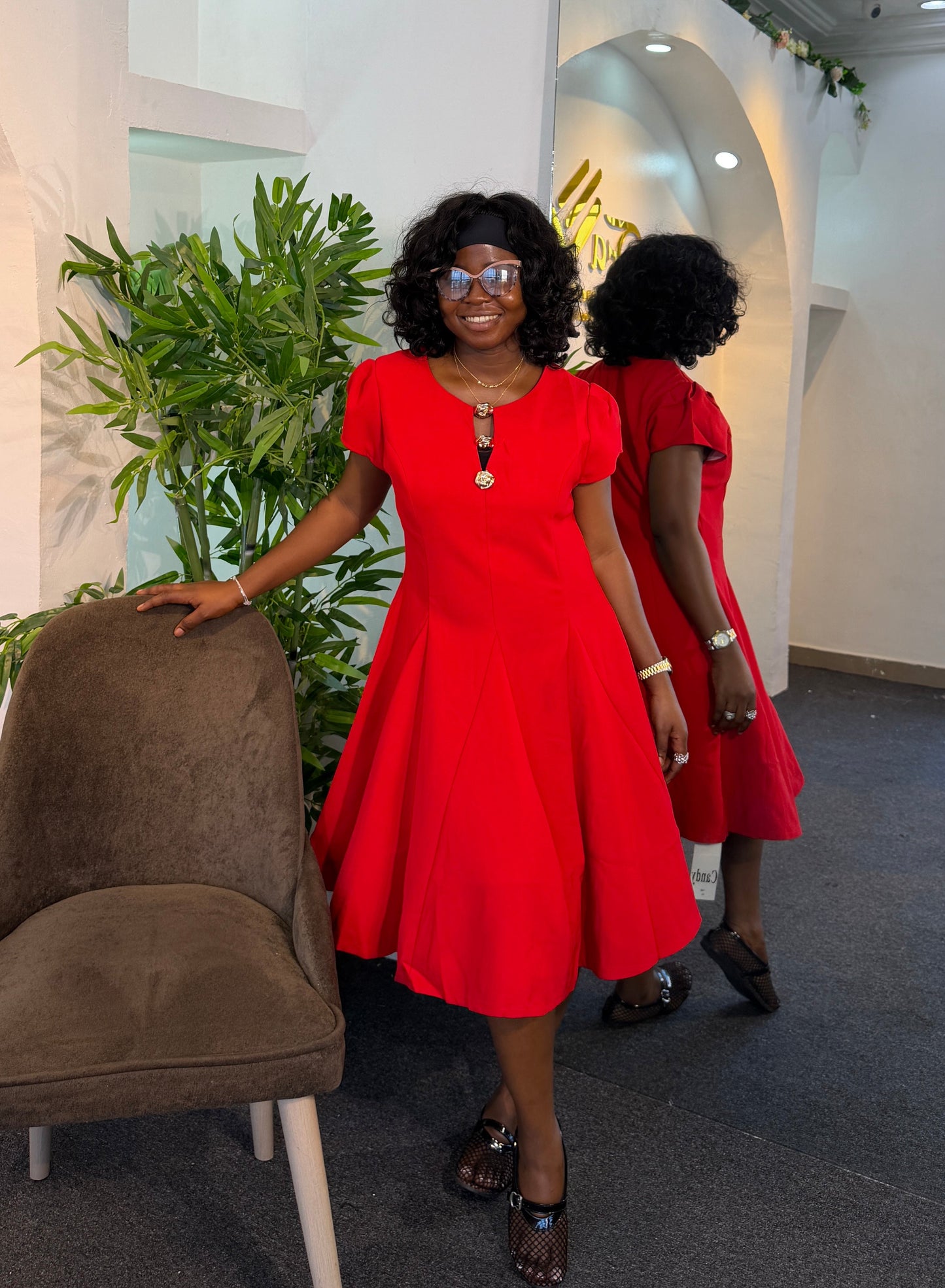Cand 3 Tiny Button Dress