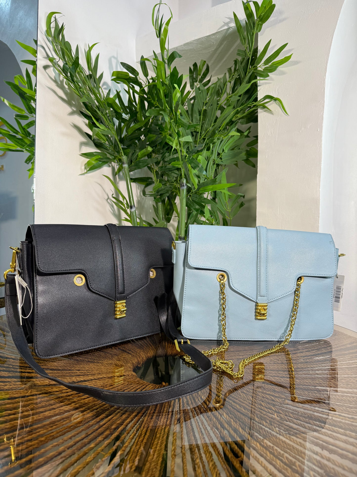 C&K Blue Chain Bag 012