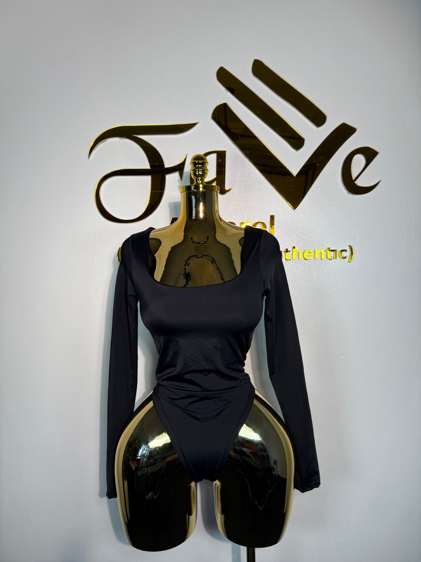 Zara Bodysuit (open neck lng slvs) 0090