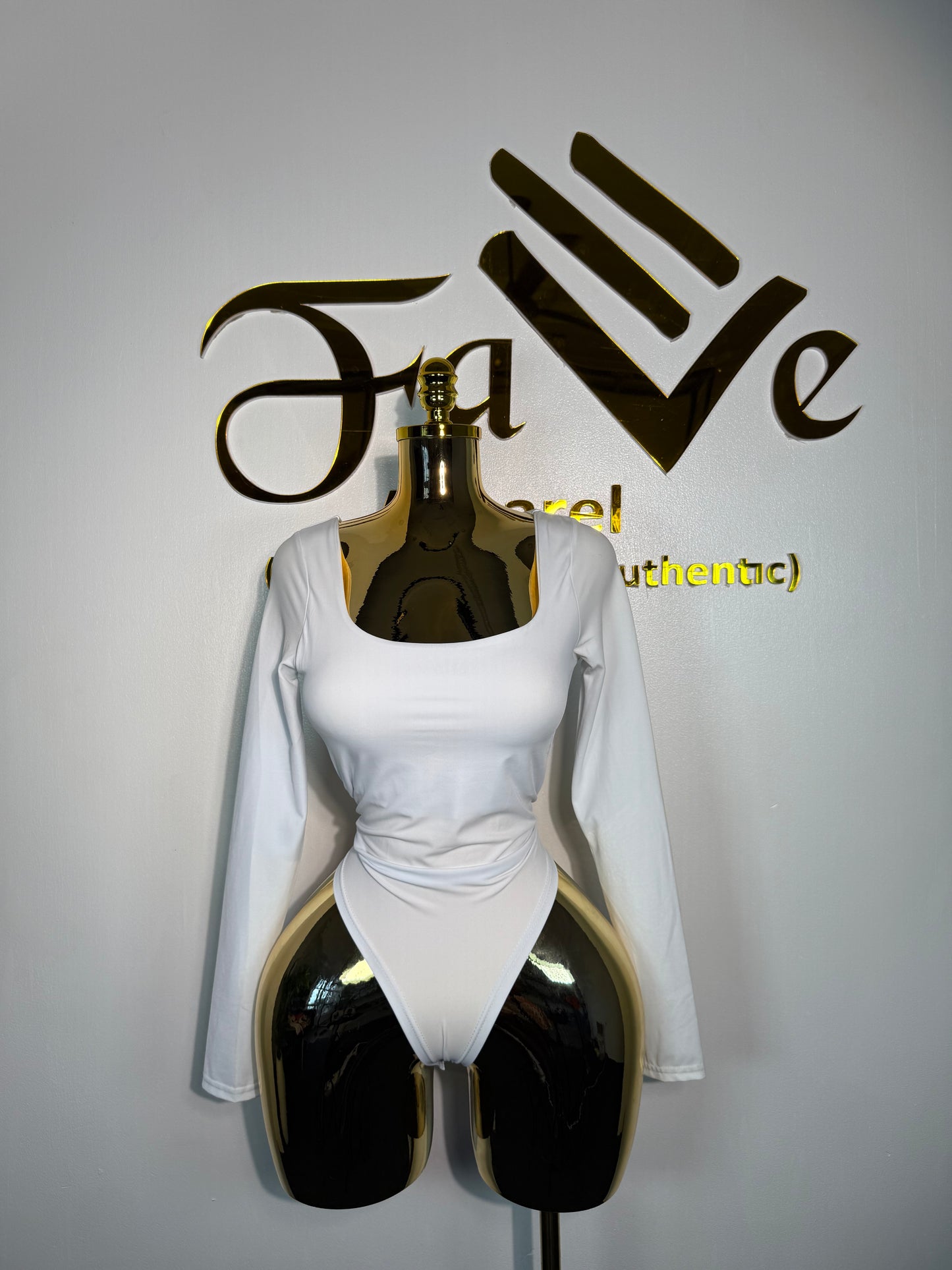 Zara Bodysuit (open neck lng slvs) 0090