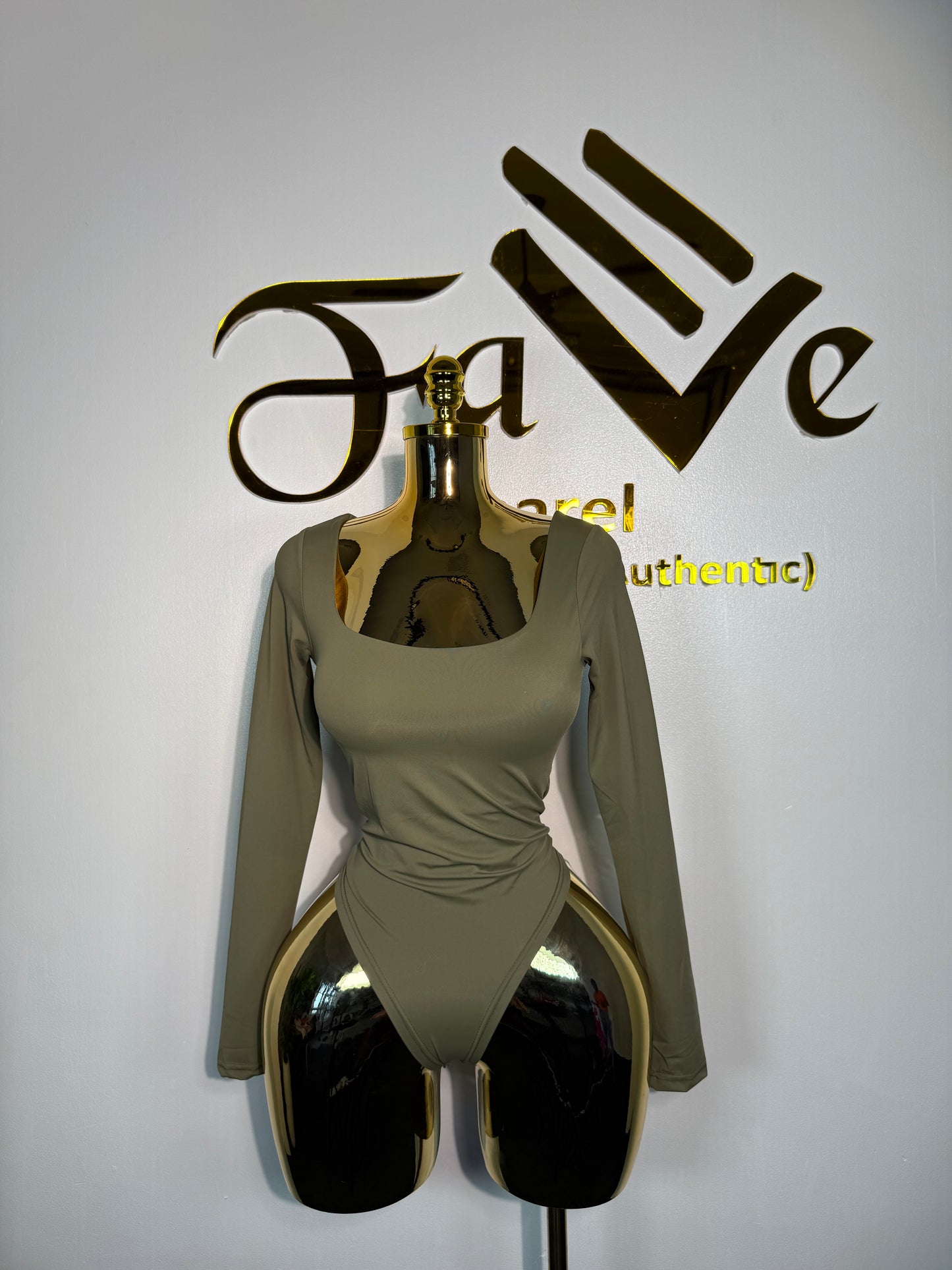 Zara Bodysuit (open neck lng slvs) 0090