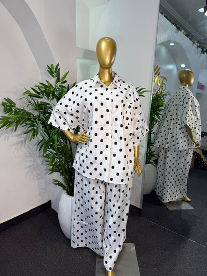 FAVE LUXE POLKA DOT SET