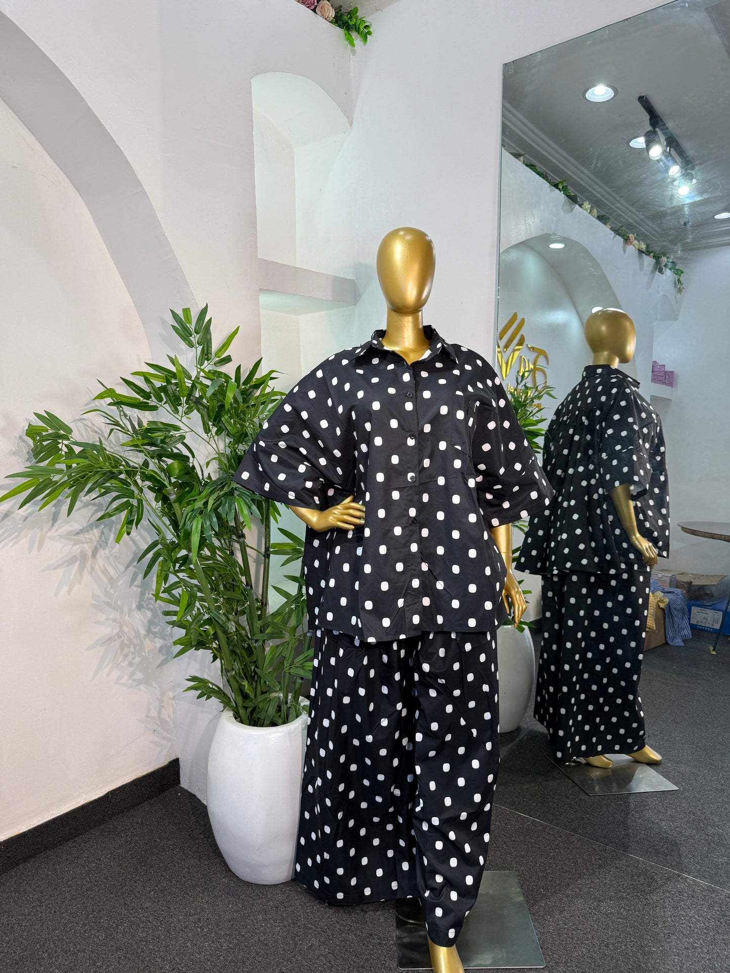 FAVE LUXE POLKA DOT SET