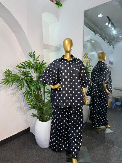 FAVE LUXE POLKA DOT SET