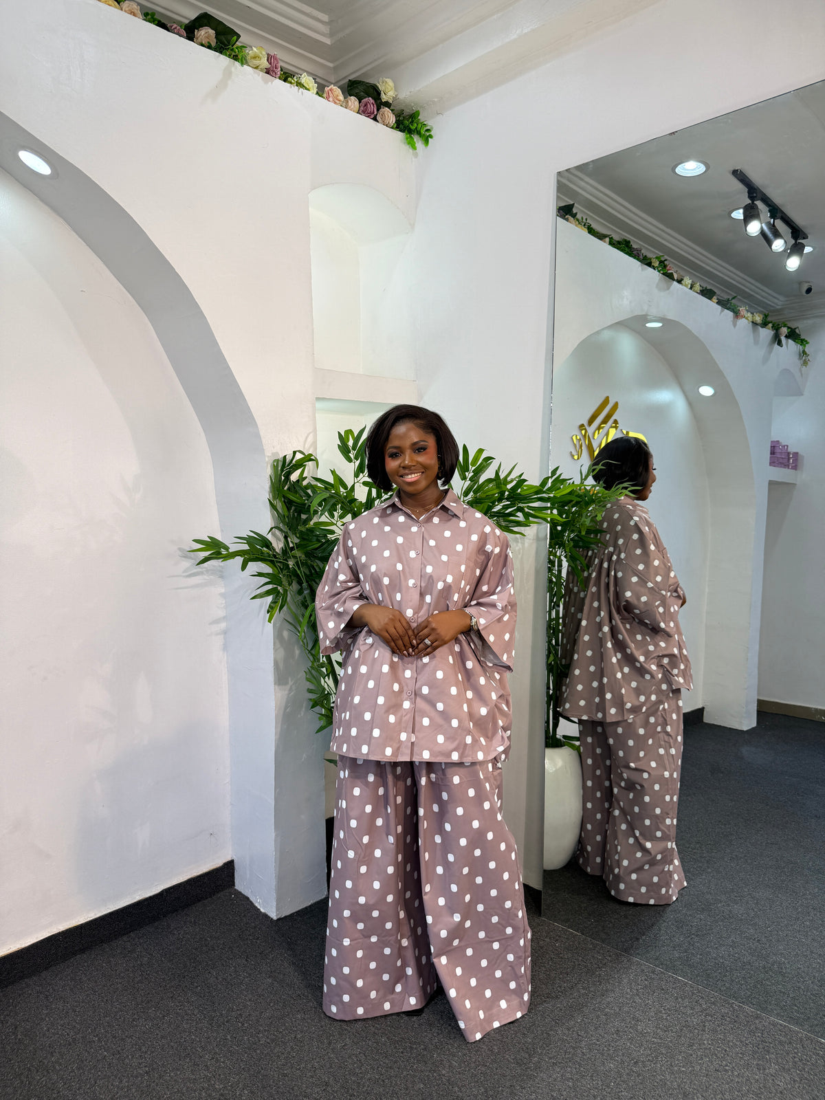 FAVE LUXE POLKA DOT SET