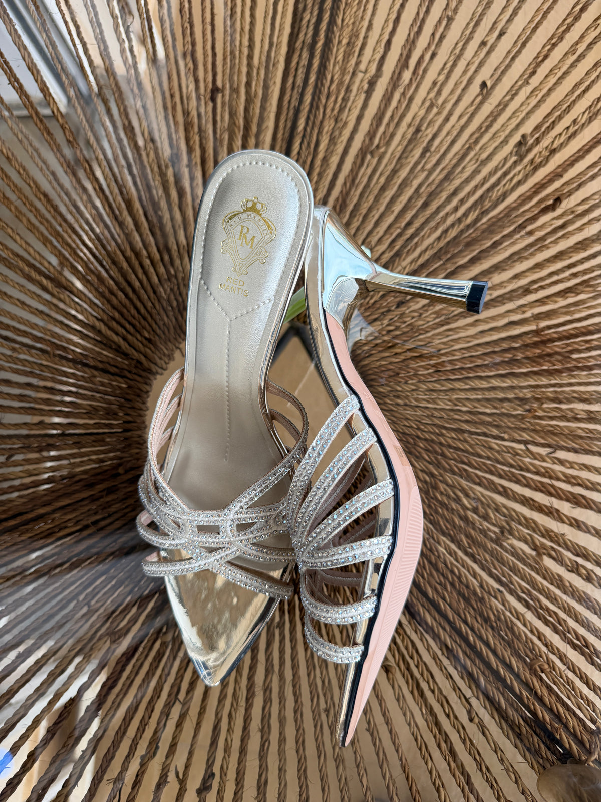 RED MANTIS STRAPPY MULE