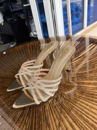 RED MANTIS STRAPPY MULE