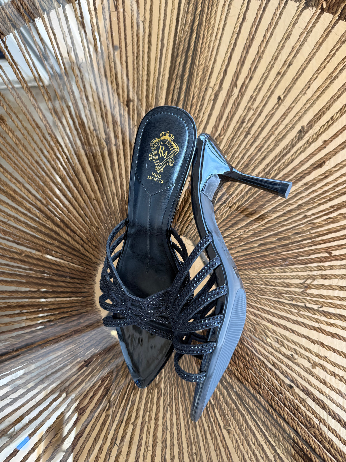 RED MANTIS STRAPPY MULE