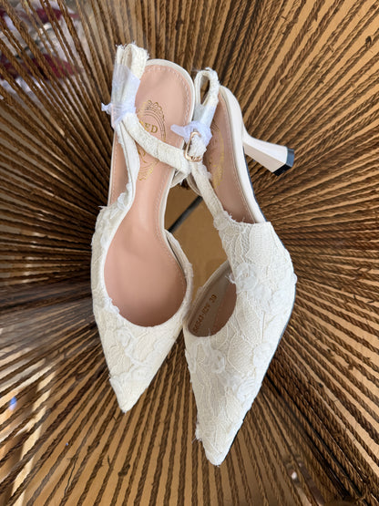 BRIDAL FLOWER HEEL
