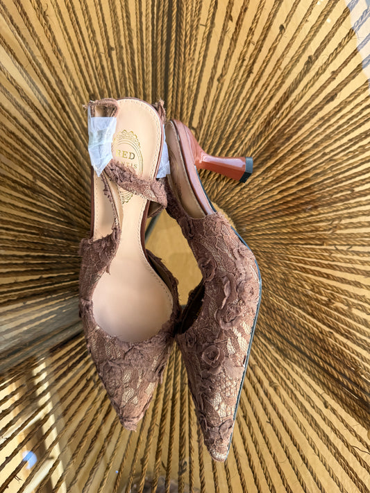 BRIDAL FLOWER HEEL