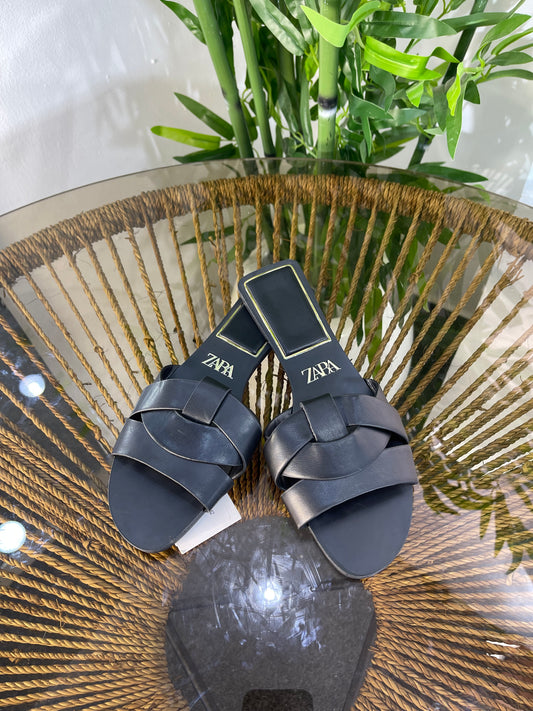 Zara plain Back Slippers 068