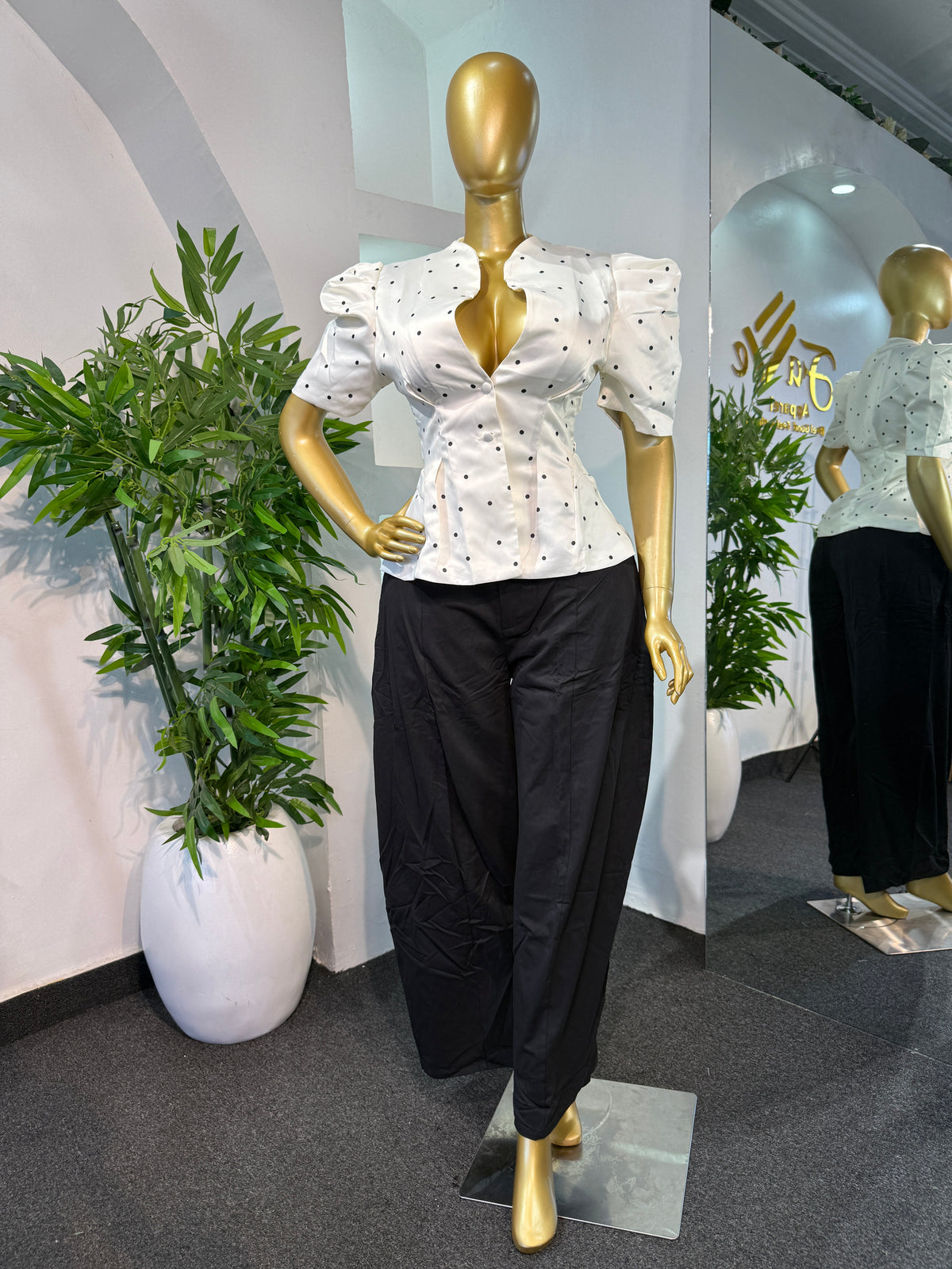 OFFICE WIDE LEG PANTS