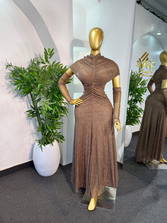 CARAMEL LUXE DRESS