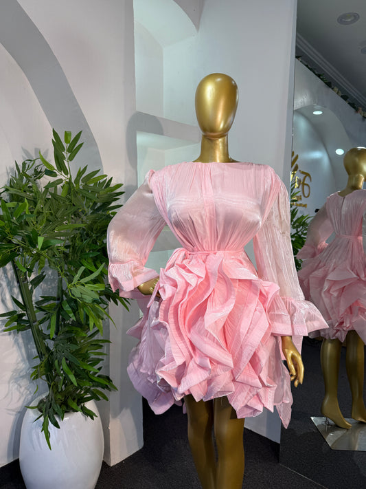 CHIC RUFFLE DRESS