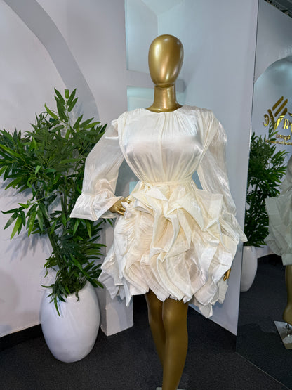 CHIC RUFFLE DRESS