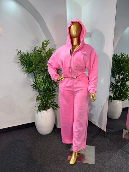 CROPPED HOODIE LOUNGE SET