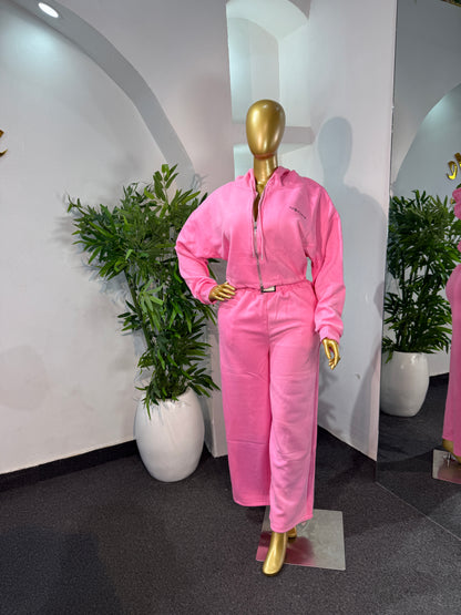 CROPPED HOODIE LOUNGE SET
