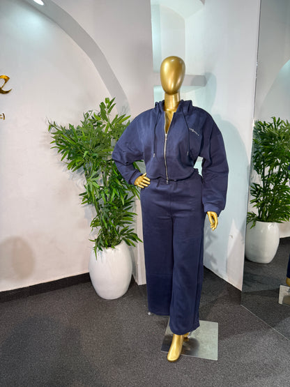CROPPED HOODIE LOUNGE SET