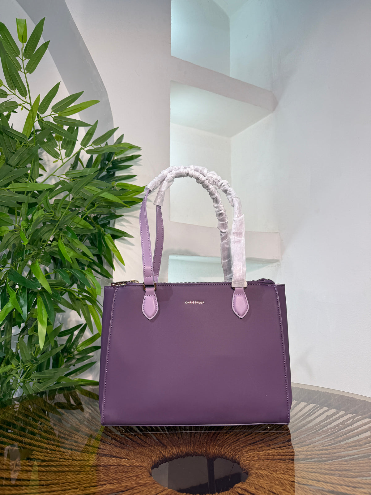 CHRISBELLA STRUCTURED TOTE BAG