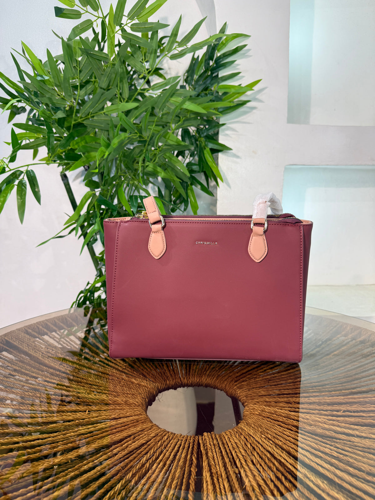 CHRISBELLA STRUCTURED TOTE BAG