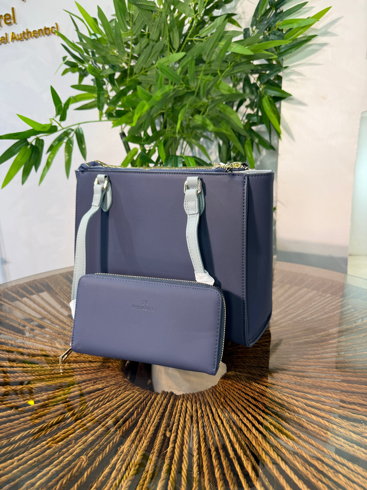 CHRISBELLA STRUCTURED TOTE BAG