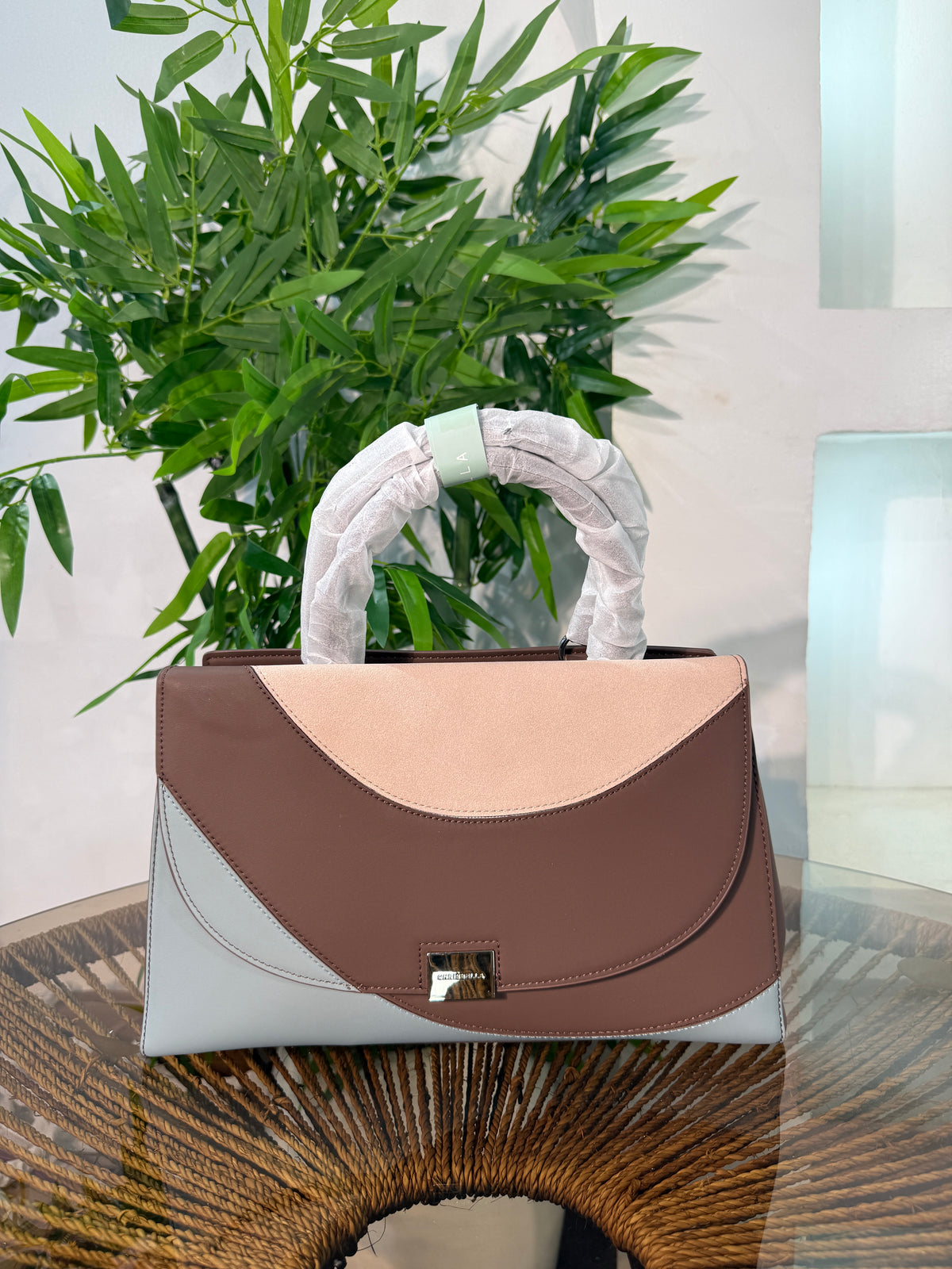 CHRISBELLA COLORBLOCK HANDBAG