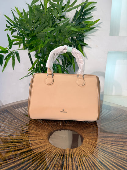 CHRISBELLA BARREL SATCHEL BAG