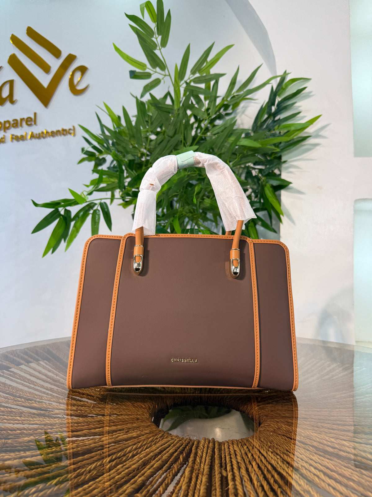 BELLA STRUCTURED SATCHEL BAG