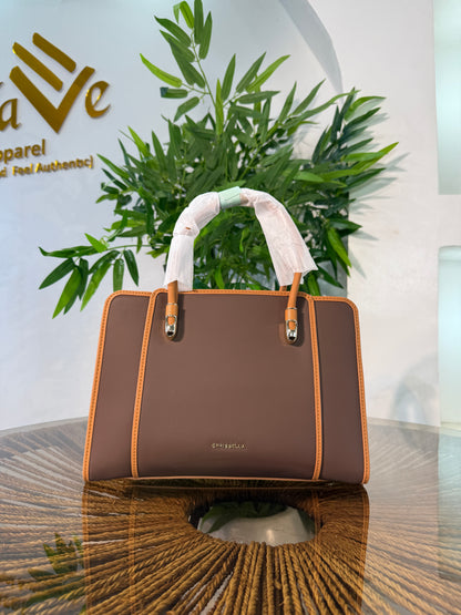 BELLA STRUCTURED SATCHEL BAG