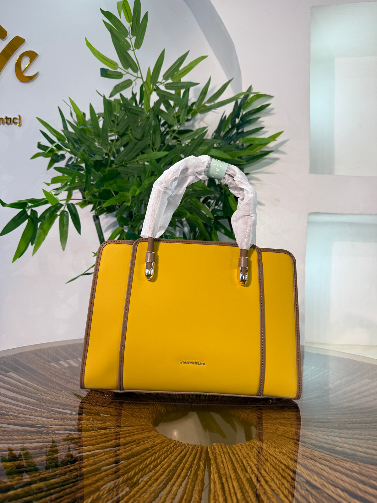 BELLA STRUCTURED SATCHEL BAG