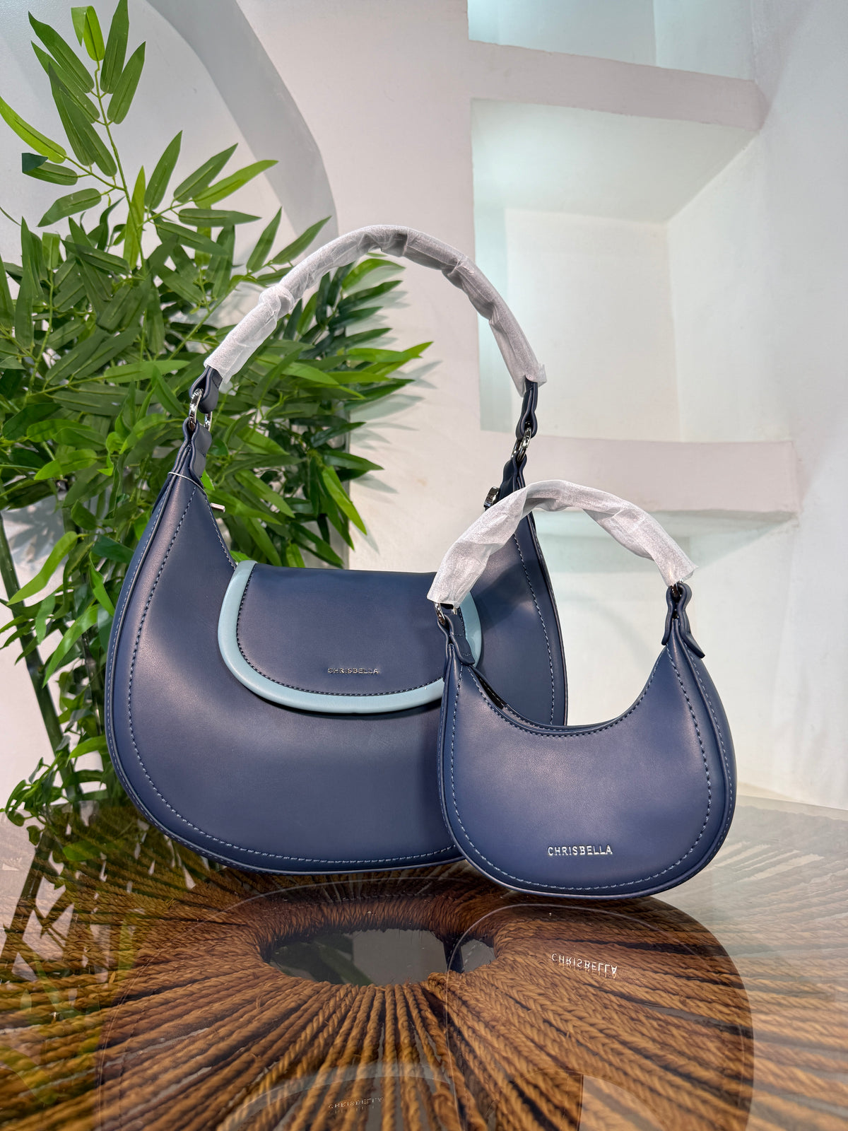 CHRISBELLA CRESCENT SHOULDER BAG