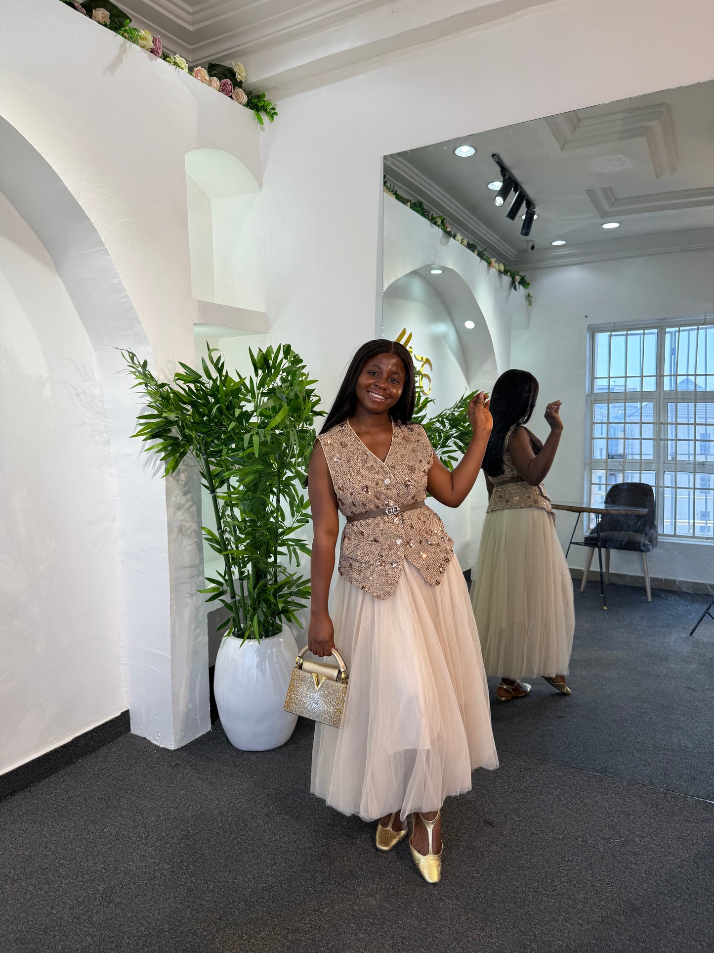 WAISTCOAT 2 PIECE SKIRT 8808