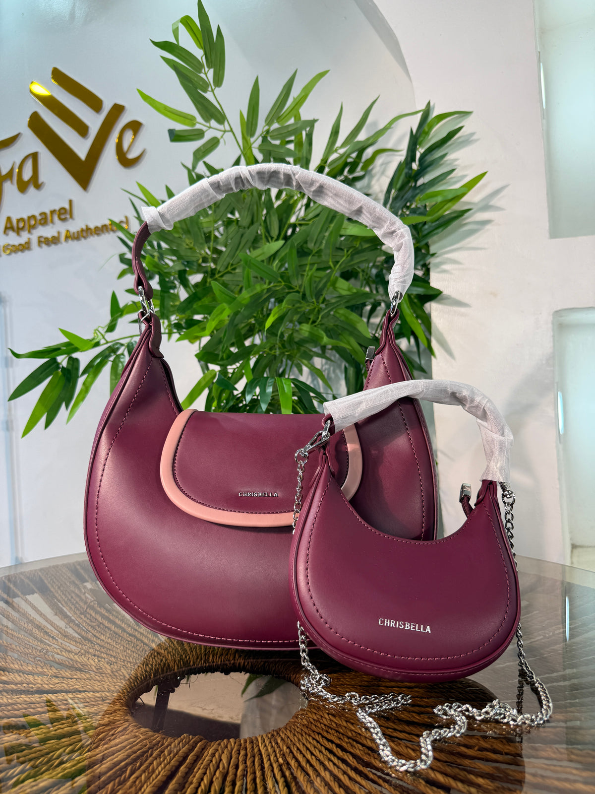 CHRISBELLA CRESCENT SHOULDER BAG