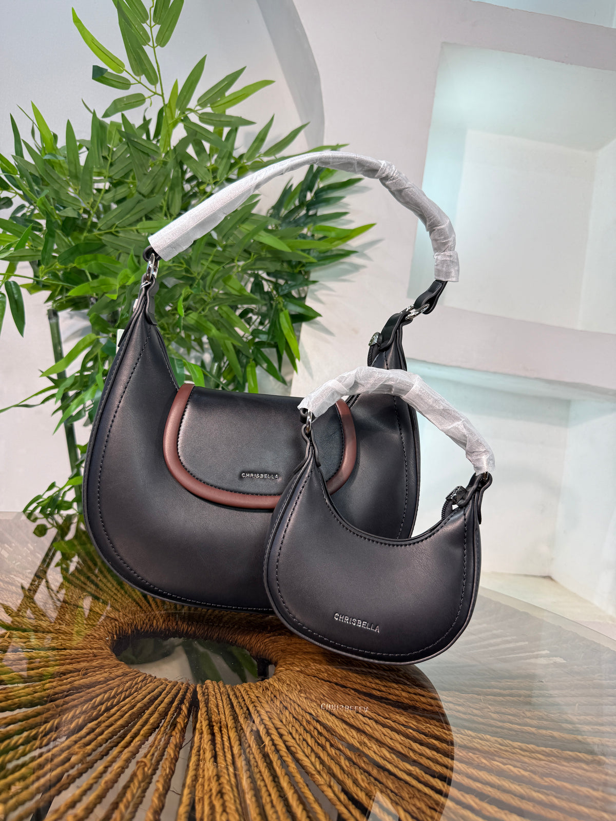 CHRISBELLA CRESCENT SHOULDER BAG