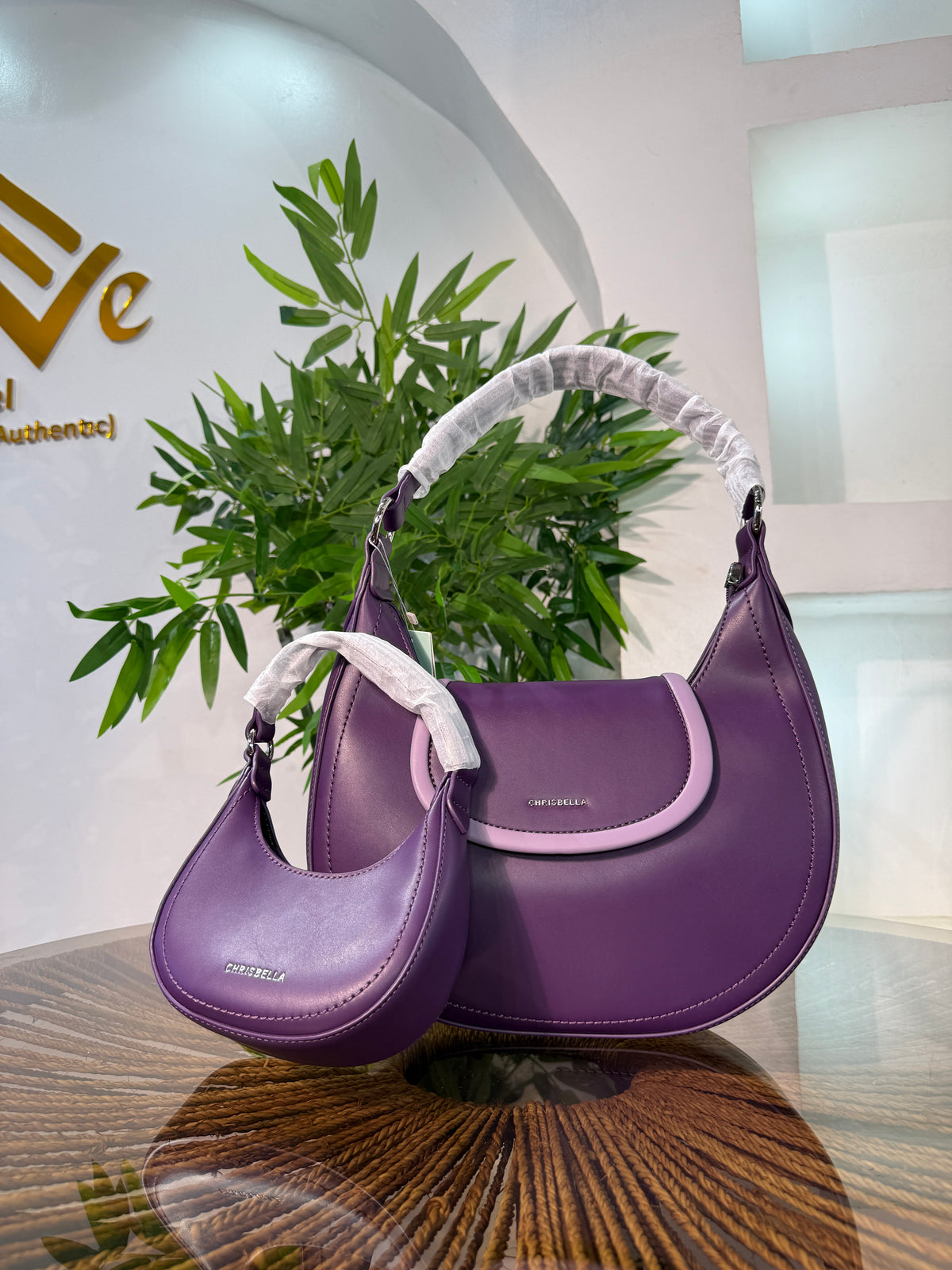 CHRISBELLA CRESCENT SHOULDER BAG