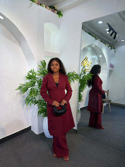 DC LONG BLAZER 3PCS SET